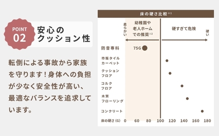 最大82%の音をカットする防音タイルカーペット「防音専科」8枚セット ホワイト【1482890】