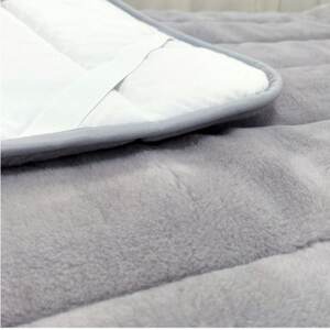 【シングルサイズ】吸湿発熱あったかボリューム敷パッド グレー1枚 HTP-40S-GY【1440453】