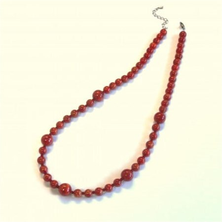 珊瑚のデザインネックレス【配送不可地域：沖縄県】【1517115】