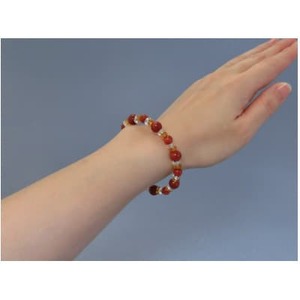 珊瑚と水晶のブレスレット【配送不可地域:沖縄県】【1519787】