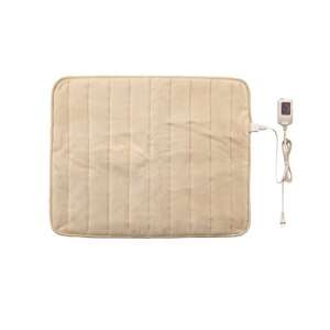 とろける肌触りのシルクタッチ あったかパーソナルマットショート 約100×80cm アイボリー【1558069】