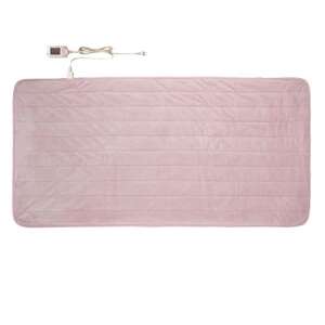 とろける肌触りのシルクタッチ あったかパーソナルマットロング　約100×200cm　ピンク【1558070】