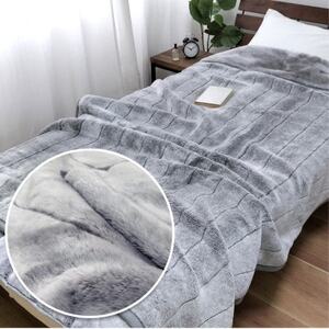 【シングルサイズ2枚組】吸湿発熱リッチファー2枚合わせ毛布 JY-2401-2P【1561006】