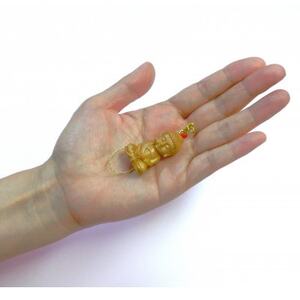 仏陀(ブッダ)の根付ストラップ〈悟り〉【1565953】