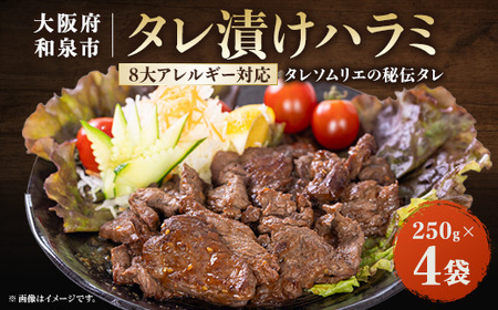タレ漬けハラミ 250g×4袋【配送不可地域：離島】【1554584】 10,950円