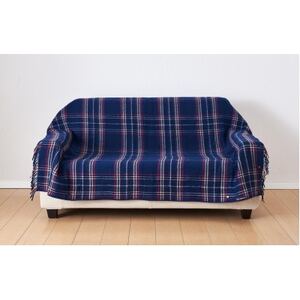 ホットスローケット　(電気ブランケット)　ネイビーブルー(約170×130cm)【1608415】