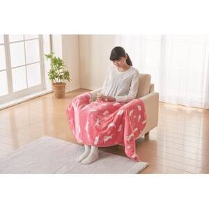 あったか電気ブランケット ピンク(約140×70cm)【1608425】