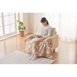 あったか電気ブランケット(ベージュ)(約140×70cm)【1608428】