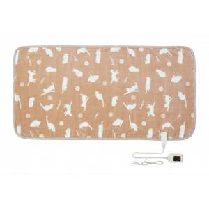 あったか電気ブランケット(ベージュ)(約140×70cm)【1608428】