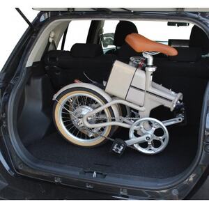 電動アシストオリタタミ自転車　tabico　mini　デザートブラウン【配送不可地域：沖縄県】【1617235】