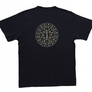 Tシャツ ふとまに 太占 姫川薬石 ネイビー (半袖 Lサイズ)【1619404】