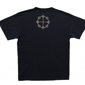 Tシャツ カタカムナ 姫川薬石 ネイビー (半袖 Lサイズ)【1619465】