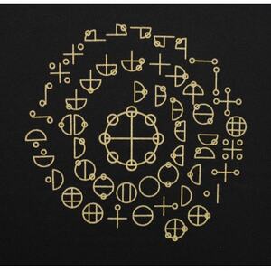 Tシャツ カタカムナ 姫川薬石 ネイビー (半袖 Lサイズ)【1619465】