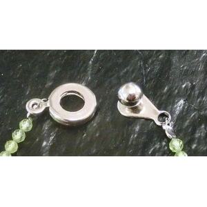 ペリドット・ファセットカットブレスレット【配送不可地域：沖縄県】【1625768】