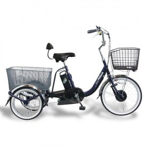 電動アシスト三輪車 前輪20型後輪16型TDR-163Lplus+ 1台【1626910】