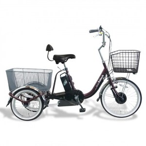 電動アシスト三輪車 前輪20型後輪16型TDR-163Lplus+ 1台【1626910】