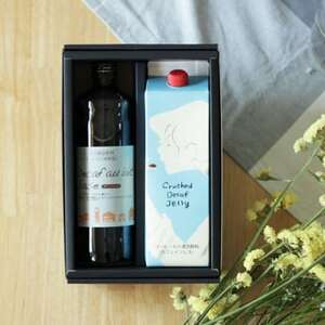 クラッシュドデカフェゼリーとデカフェオレベース【加糖】2本セット 自家焙煎 カフェインレス 季節限定【1648927】