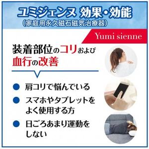 【管理医療機器】パール＆ジルコニア磁気ネックレス2点セットYumisienne【配送不可地域：沖縄県】【1670337】