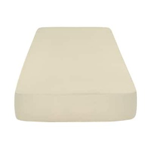 【セミダブル】45㎝巾　ボックスシーツ（マットレスカバー）　イズミファブリックスやわらか超長綿使用　抗菌防臭加工　カラー:サンド（IZB45SD-SD/AM）