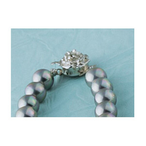 貝パールネックレス2点セット(グレー)【配送不可地域:沖縄県】【1214992】