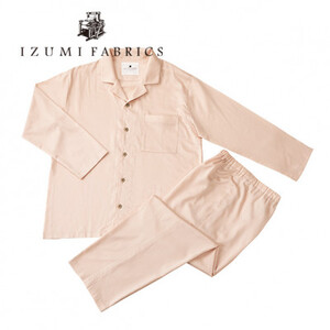 【サイズ:S(男女兼用)】パジャマ　抗菌防臭やわらか超長綿使用　色:シャインローズ【1212729】