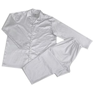 【シングル】プレミアムカバー掛・敷・枕＆パジャマ(男女兼用Lサイズ)4点セット　色:プラチナグレー【1215854】