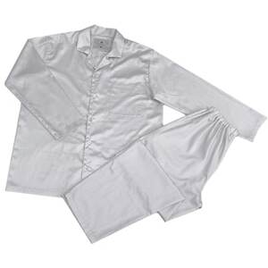 【シングル】プレミアムカバー45cm巾シーツ・掛・枕＆パジャマ(男女兼用Sサイズ)4点セット　色PL【1216034】