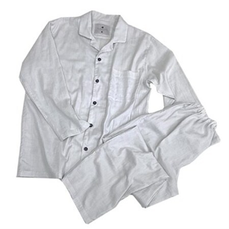 【シングル】プレミアムガーゼカバー掛・敷・枕＆パジャマ(男女兼用Sサイズ)4点セット　色:PL【1216070】