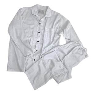 【シングル】プレミアムガーゼカバー25cm巾シーツ・掛・枕＆パジャマ(男女兼用Mサイズ)4点PL【1216082】