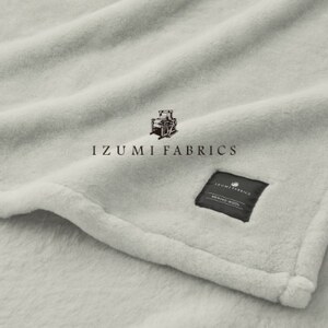 【シングルサイズ】メリノウールマイヤー毛布 カラー プラチナグレー【1239074】