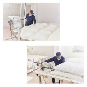 オールシーズン2枚合せ羽毛布団【抗菌防臭羽毛使用】カラー:ブラウン　ダウン85%CILレッドラベル【1272512】