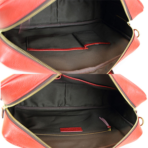 【ビジネスバッグ】本革 ビジネスブリーフ 通勤バッグ 2way 通勤/OL【at-17ns-RD】【1294246】