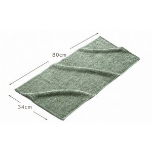 フェイスタオル4枚セット スーパーZEROパイル使用 (色:ミモザグリーン) 泉州こだわりタオル【1411046】