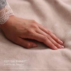 【コットン毛布 シングルサイズ ブルー】140×200cm 大阪府和泉市産【1502182】