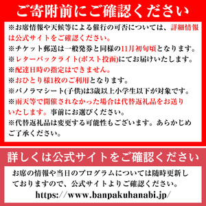 VIPシート：代替品A＞万博夜空がアートになる日2024 鑑賞チケット(1枚・1名様分) 体験チケット 利用券 花火 花火大会 音楽 万博 万博公園  万博記念公園 クーポン【m62-01-A】【ディヴォーション】 | 大阪府箕面市 | ふるさと納税サイト「ふるなび」