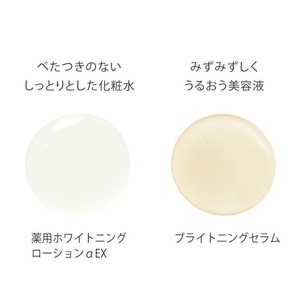 シミケアセット(薬用ホワイトニングローションα EX(120mL)・ブライトニングセラム(30mL)) 化粧水 美容液 薬用化粧水 イオン導入 保湿 化粧品 スキンケア コスメ 美容 TOUT VERT 【m83-06】【トゥヴェール】