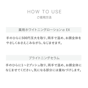 シミケアセット(薬用ホワイトニングローションα EX(120mL)・ブライトニングセラム(30mL)) 化粧水 美容液 薬用化粧水 イオン導入 保湿 化粧品 スキンケア コスメ 美容 TOUT VERT 【m83-06】【トゥヴェール】
