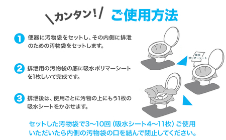 非常用トイレ 防災 簡易トイレ シートイレ 100回分 石崎資材株式会社《150日以内に出荷予定(土日祝除く)》 大阪府 羽曳野市 非常用 トイレ 防災グッズ  災害用 災害 地震 断水 使用期限なし 携帯用トイレ 送料無料