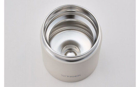 2025年度新製品  タイガー魔法瓶　真空断熱フードジャー らくらくキャップ 広口 MKL-W075 イーグレットホワイト WK 750mL 大阪府門真市