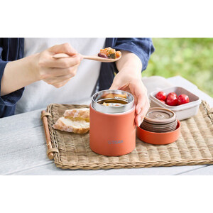 2025年度新製品  タイガー魔法瓶　真空断熱フードジャー らくらくキャップ 広口 MKL-W075 クラウドブルー AL 750mL 大阪府門真市