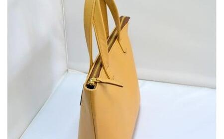 ファスナー開閉手提げ（トートバッグ）色・黒【革レザーバックバッグトートジップファスナー収納力大容量無地カジュアルビジネス大阪府門真市】