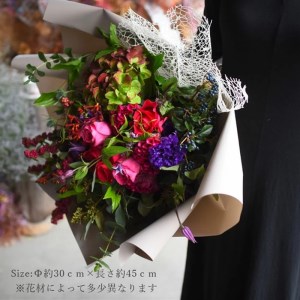 ブーケ シャンペトル 赤基調 花 フラワー ギフト 誕生日 結婚 ウエディング 祝い プレゼント 結婚祝い お礼 送別 退職祝い 記念日 ブーケ シャンペトル ラウンド ゴージャス花束 送料無料 バレンタイン ひな祭り お返し ホワイトデー