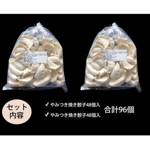 【96個入】やみつき焼き餃子 簡単便利日々のおかず、餃子パーティーギフトにおすすめ【配送不可地域：離島】【1334716】