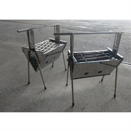 【minimal】ソロキャンプ専用!串焼きもできる至極の職人が造るBBQコンロ【1361782】