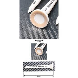 SUBEッティ　ロング　ホワイト　1袋3本入　キャグ　 飛んで曲がらない　ゴルフ ティー【1560977】