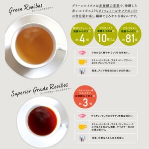 【2種類】オーガニックルイボスティー スーペリア＆グリーン (3g×20包) 煮出し水出し 可能【1470560】