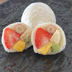 【冷凍6個入り】フルーツ専門店が作るフルーツミックス大福2種セット(白あん・クリーム)_菓子・スイーツ 大福  だいふく ダイフク_【配送不可地域：離島】【1579460】