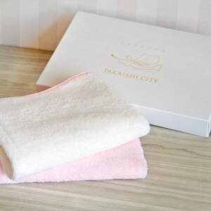 泉州タオルギフト「オリジナル天女刺繍フェイスタオル」2枚【1621371】