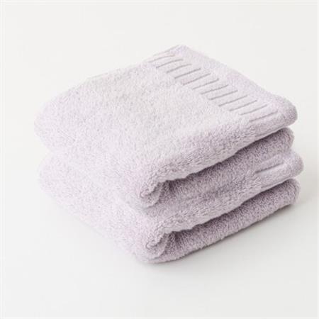 レイユールフェイスタオル2枚組(ライラック)【1666419】