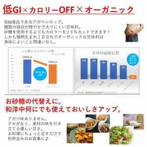 オーガニック 有機 アガベシロップ 500g×3本【1660248】